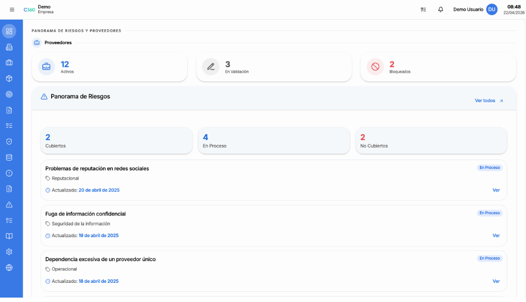 Pantalla Confirmer360 4